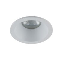 Spot encastré blanc IP65 métal verre...