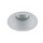 Spot encastré blanc IP65 métal verre Ø8,5 cm rond