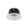 Spot encastré blanc IP65 métal verre Ø8,5 cm rond