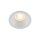 Spot encastré blanc IP65 métal verre Ø8,5 cm rond