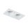 Einbauspot Weiß IP65 Metall Glas GU10 2-flammig