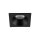 Einbauspot Schwarz Metall IP65 GU10 B:8,5 cm wetterfest