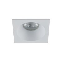 Spot encastré blanc métal IP65 GU10 L:8,5...