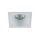 Spot encastré blanc métal IP65 GU10 L:8,5 cm résistant aux intempéries