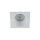 Spot encastré blanc métal IP65 GU10 L:8,5 cm résistant aux intempéries