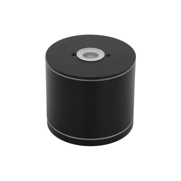 Aufbauspot Schwarz Aluminium GX53 IP44 Ø8,4 cm Aufputz