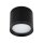 Aufbauspot Schwarz Aluminium GX53 IP44 Ø8,4 cm Aufputz