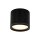 Aufbauspot Schwarz Aluminium GX53 IP44 Ø8,4 cm Aufputz