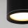 Aufbauspot Schwarz Aluminium GX53 IP44 Ø8,4 cm Aufputz