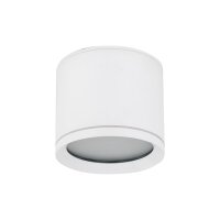 Aufbauspot Weiß Aluminium GX53 IP44 Ø8,4 cm...