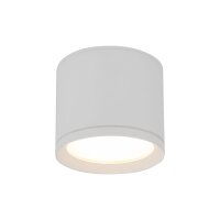 Aufbauspot Weiß Aluminium GX53 IP44 Ø8,4 cm...