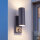 Applique murale Up Down détecteur de mouvement Anthracite IP44 extérieur