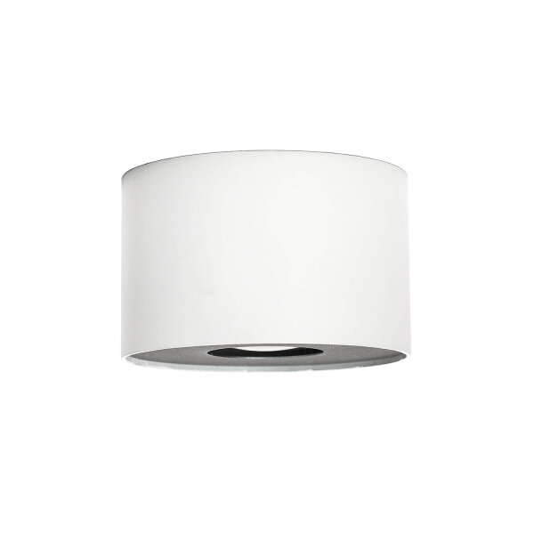 Plafonnier blanc POINT Ø13cm H:9cm GU10 Moderne