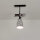 Shabby Chic Deckenlampe Weiß Grau schwenkbar AGAP