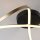 Plafonnier LED métal noir laiton 3000 K intensité lumineuse variable