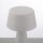 LED Akku Tischleuchte dimmbar Touch IP54 Weiß 28,9 cm