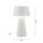 LED Akku Tischleuchte dimmbar Touch IP54 Weiß 28,9 cm