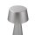 LED Akku Tischlampe dimmbar Touch IP54 28,9 cm Silber
