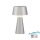 LED Akku Tischlampe dimmbar Touch IP54 28,9 cm Silber