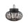 LED Akku Tischleuchte dimmbar 22 cm IP44 2 W Schwarz