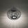 LED Akku Tischleuchte IP44 Schwarz Dimmer Touch 33 cm
