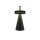 LED Akku Tischlampe Dimmer Touch IP44 28,9 cm Schwarz
