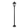 Rustikale Lampe Au&szlig;en Stehend LANCE Schwarz 191cm