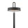 LED Akku Stehleuchte Schwarz Dimmer Touch IP44 125,2 cm