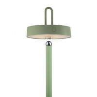Lampadaire LED rechargeable Vert Dimmer Touch IP44 125,2 cm