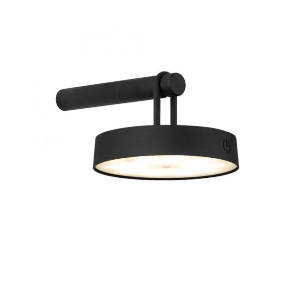 Applique LED Variateur de lumière Interrupteur tactile IP44 130 lm noir