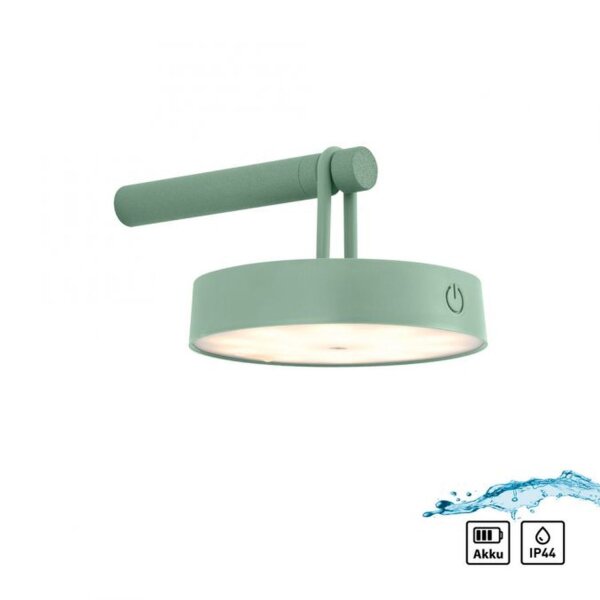 LED Wandlampe Dimmer Touch Schalter IP44 2700 K Grün