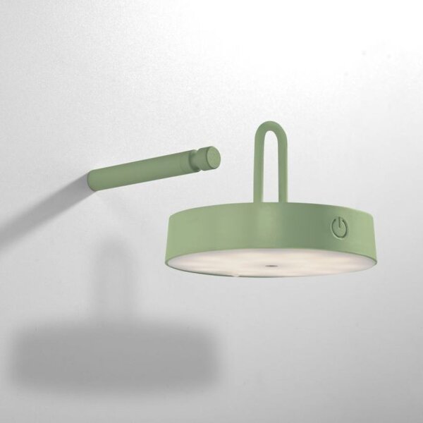 LED Wandlampe Dimmer Touch Schalter IP44 2700 K Grün