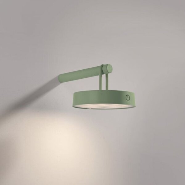 LED Wandlampe Dimmer Touch Schalter IP44 2700 K Grün