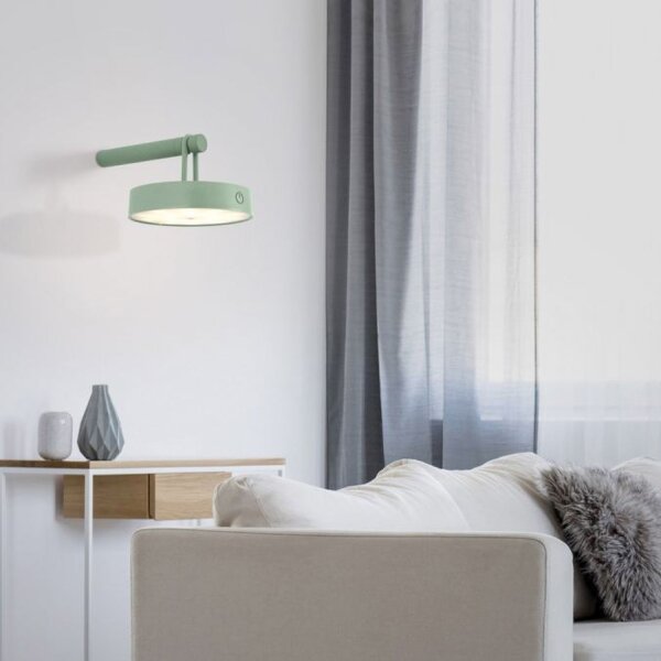 LED Wandlampe Dimmer Touch Schalter IP44 2700 K Grün