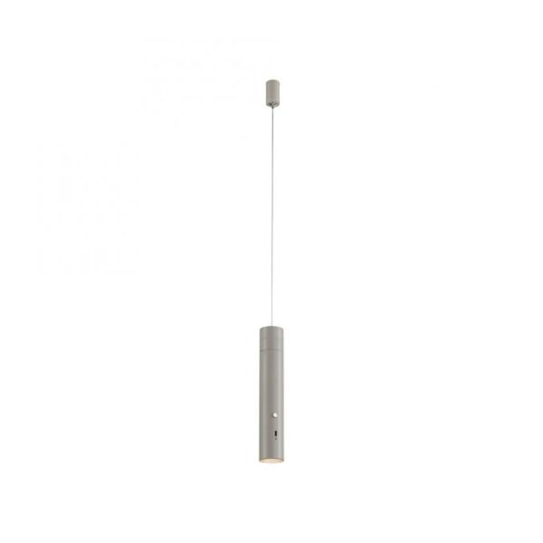 Lampe à suspendre LED rechargeable Greige Métal Touch Variation 3000 K