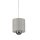 Lampe à suspendre LED rechargeable Greige Métal Touch Variation 3000 K