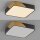 LED Deckenleuchte Holz L:32 cm Schwarz Natur 3000 K