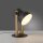 Flexible Tischlampe Holz Metall E27 45 cm Industrial
