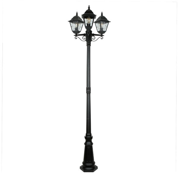 Kandelaber Schwarz 227cm hoch Rustikal LEADWORTH