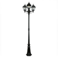 Kandelaber Schwarz 227cm hoch Rustikal LEADWORTH