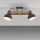 Verstellbarer Deckenstrahler Holz Metall E27 L:72 cm