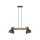 Suspension industrielle bois métal E27 flexible