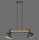 Suspension industrielle bois métal E27 flexible