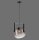 Blendarme Lampe à suspendre verre métal L:35 cm E27 Industrie