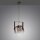 Blendarme Lampe à suspendre verre métal L:35 cm E27 Industrie