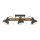 Plafonnier bois métal E27 96 cm 3-flamme flexible