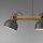 Pendelleuchte Holz Metall E27 96 cm 3-flammig flexibel