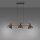 Pendelleuchte Holz Metall E27 96 cm 3-flammig flexibel