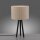 Blendarme NachtTischlampe Tripod Stoffschirm E27 46 cm