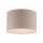Stoff Deckenlampe blendarm Beige E27 Ø35 cm gemütlich